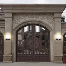 Светодиодный наружный настенный светильник для коридора отеля непромокаемый водонепроницаемый для двора 20 Вт садовая аллея для дома и коридора современное алюминиевое крыльцо