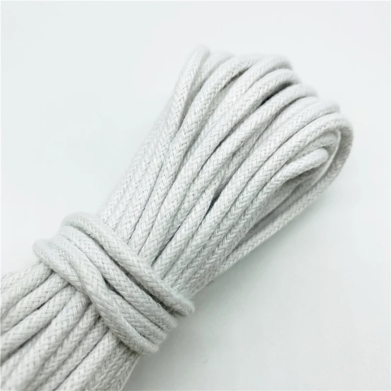 Cotton Rope 10yards/Lot 2/2.5/3mm Braided Twisted Cord for Handmade Decoration DIY Lanyard Ficelles Couleurs Thread Cord