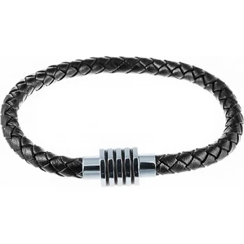 

Jay VI bracelet with white steel leather