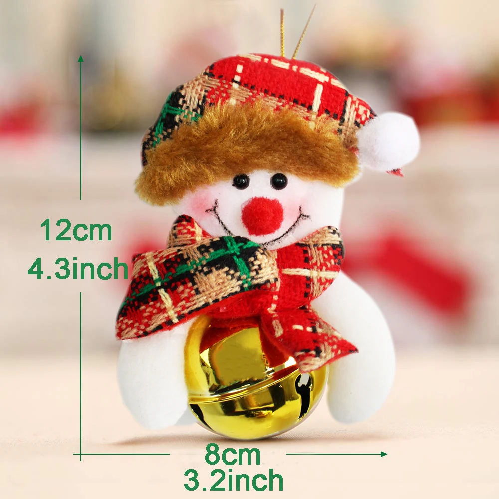 Мини-Танцующая кукла, Рождественский Декор, новогодние вечерние украшения для дома, рождественский подарок, Санта-Клаус, снеговик, дерево