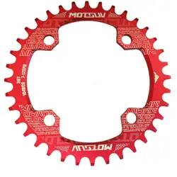 Motsuv круг узкий широкий цепь кольцо горный велосипед 104bcd отрицательный зуб диск круглые пластины 34T (