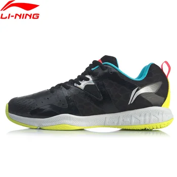 Мужские тренировочные туфли для бадминтона Li-Ning, дышащая светильник Кая спортивная обувь с устойчивой поддержкой, кроссовки AYTQ003 XYY154