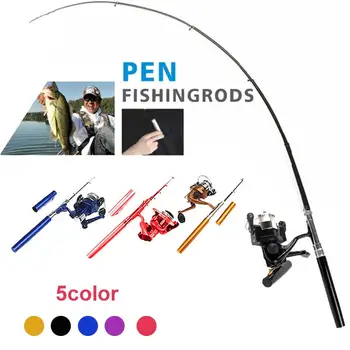 

Pen Fish Rod Fishing Rod Angling Tool Carbon 5 Color Fishing Pole