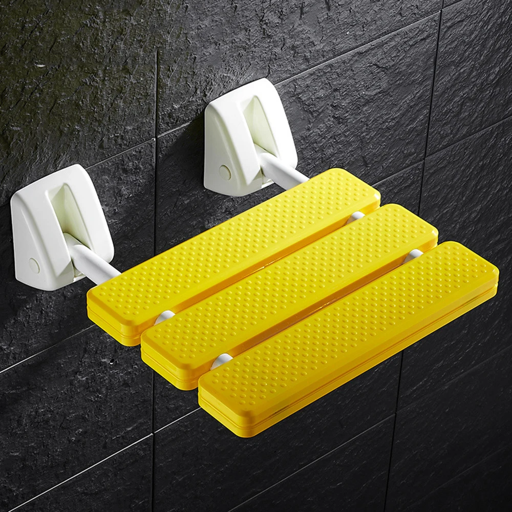 New Useful Shower Seats Shower Wall Mounted bathroom shower seat Bath seat folding shower bench Stool folding chair toilet