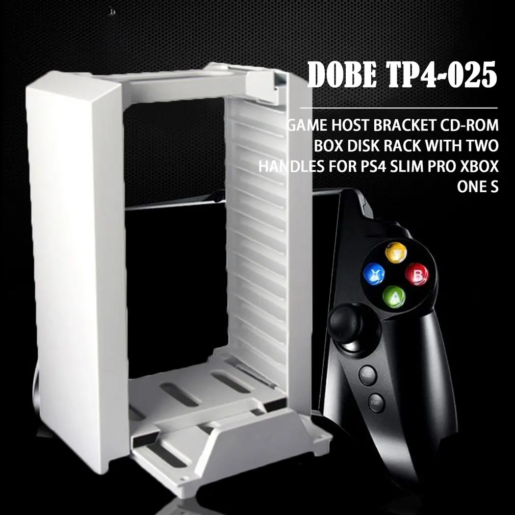 PS4/PS4 Slim/PS4 PRO/PS VR игровой диск станция для хранения консольная стойка держатель с контроллером Move зарядная док-станция Вентилятор охлаждения