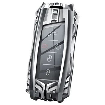 In lega di zinco Tpu copertura chiave a distanza per auto custodia completa per Gac Trumpchi Gs4 Gm8 Ga3 Ga6 Sgs7 Ga4 Gs5 Gs3 Legend Gs8 accessori auto - In lega di zinco Tpu copertura chiave a distanza per auto custodia completa per Gac