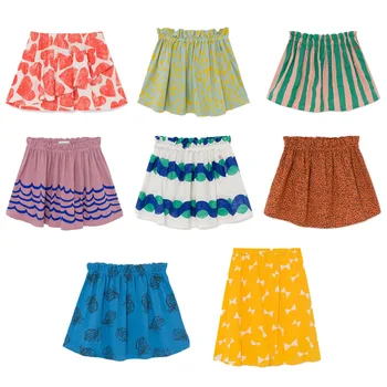 

IN STOCK 2020 Spring and Summer New Girl Short Skirt Printed Pattern Skirt Girl Casual Letter Skirt