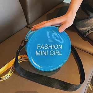 Трендовая Новая женская желеобразная сумка для телефона, сумка через плечо, женская прозрачная мини-сумка через плечо для телефона, прозрачная сумка через плечо для девушек - Цвет: Blue 16x10cm