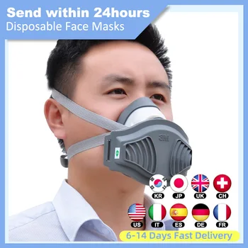 

Dust Mask Respirator Half Face Dust-proof Mask Anti Industrial Construction Dust Fog Safety Gas Filter Cotton Face Masks