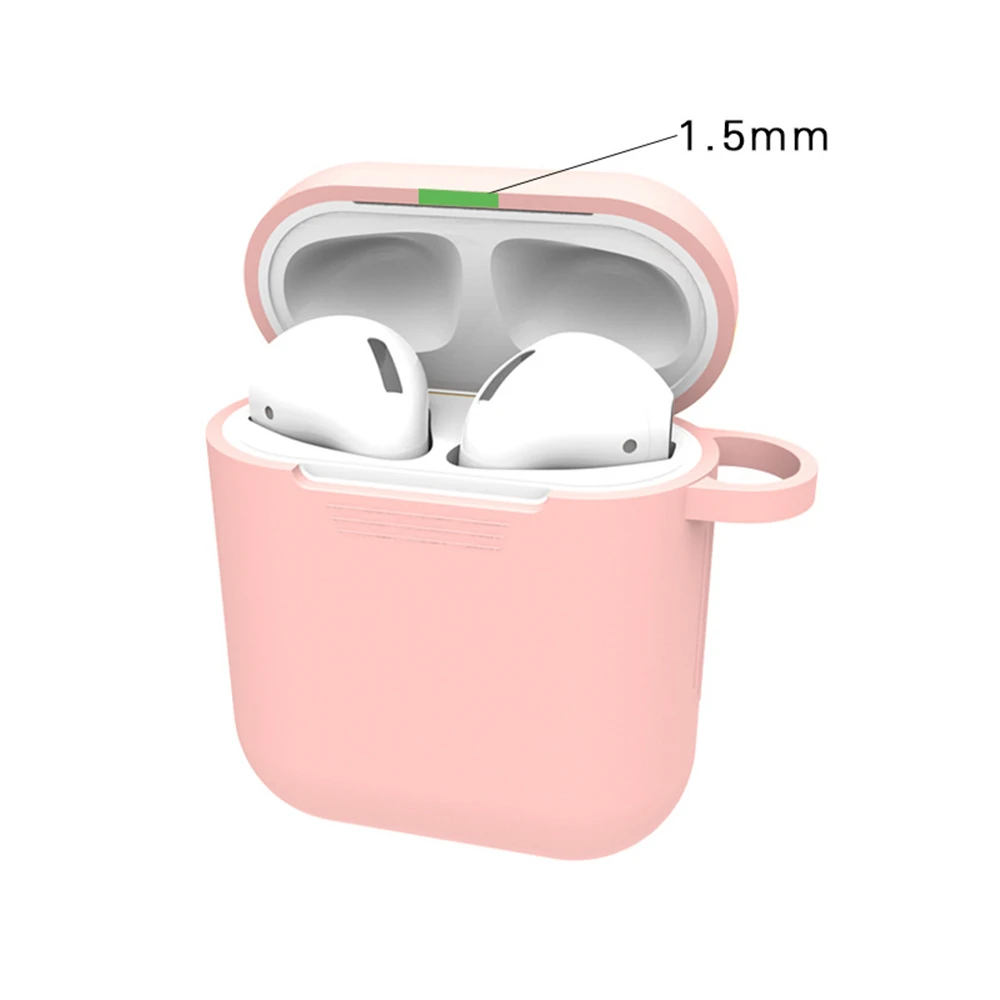 Женский защитный пыленепроницаемый силиконовый чехол для наушников Apple Airpod