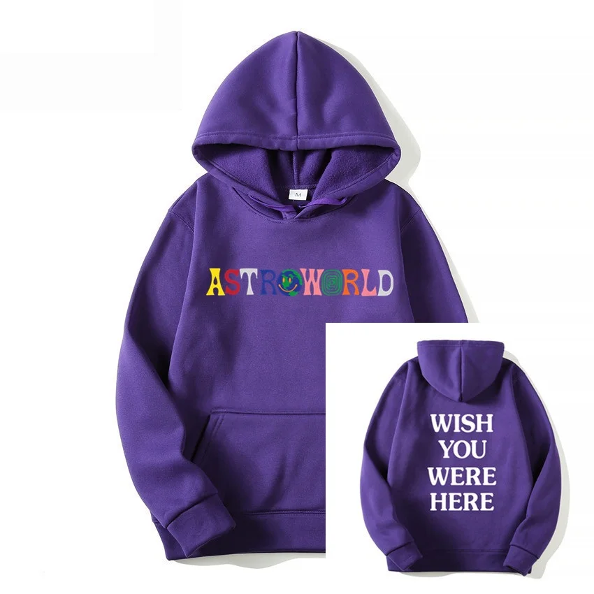 Толстовка с принтом Трэвиса Скотта Astroworld, толстовка с капюшоном с надписью «I Want To Astro World» и надписью «Wish You WAS Here», повседневная спортивная толстовка с капюшоном