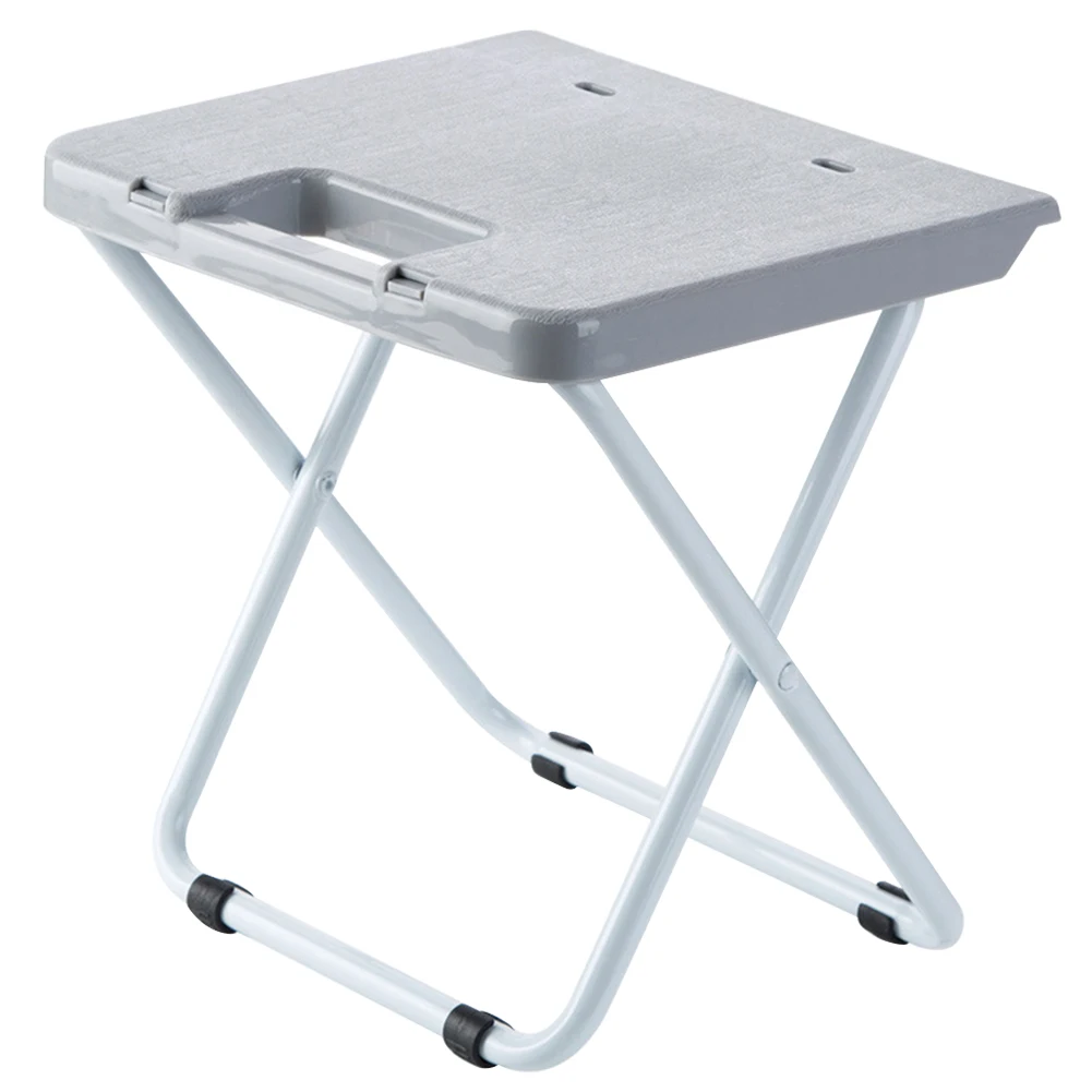 

Simple Kids Adults Practical Portable Steady Folding Stool Space Saving Fishing Camping Chair PP Anti Slip Indoor Outdoor Home