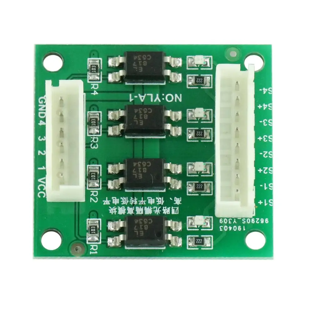 Optical Coupler Isolation High Low Level Voltage Converter Module 4 Channel 4CH Board Valid Easy To Connect | Электроника