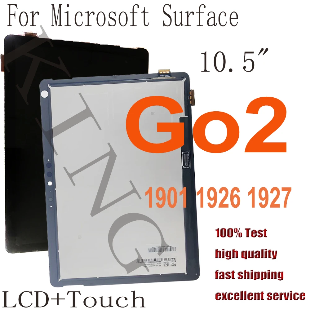 Aaa 10.5 "Lcd Per Microsoft Surface Go 2 Go2 1901 1926 1927 Display Lcd Touch Screen Digitizer Assembly Per Surface Go 2 Lcd