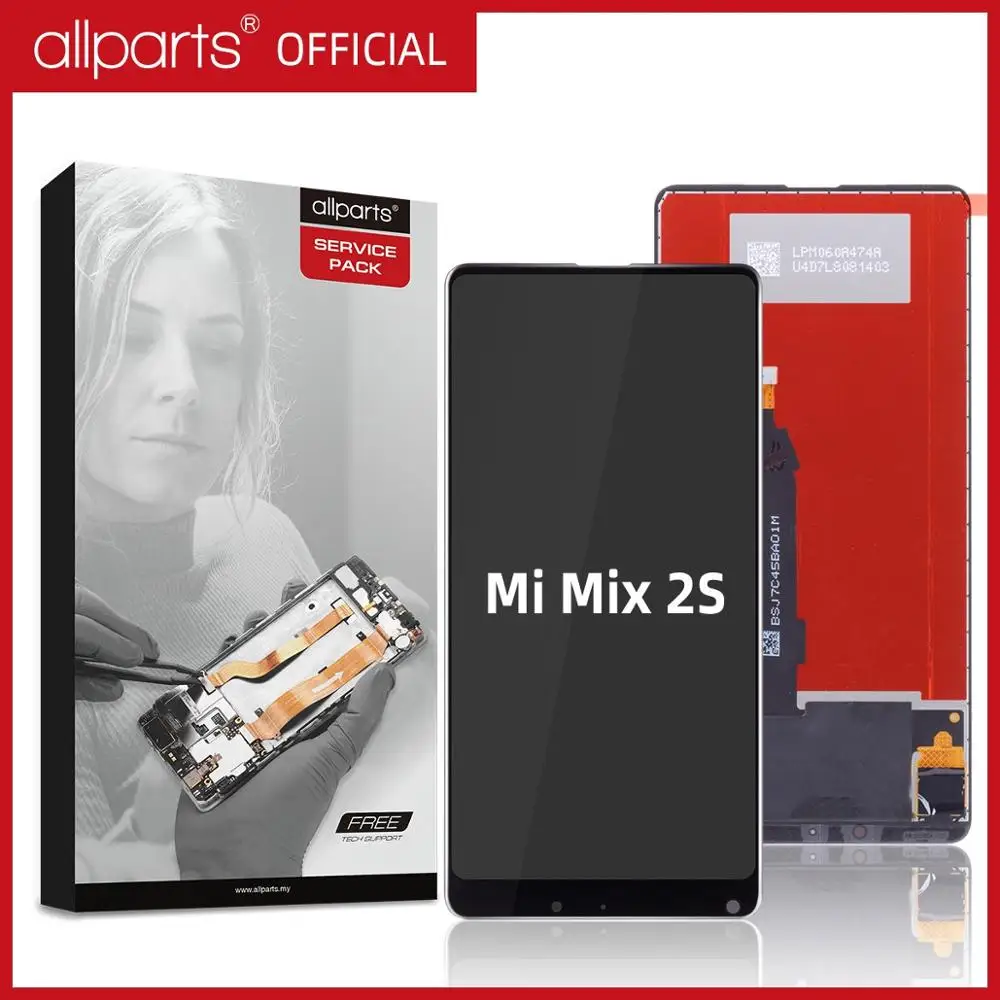 дисплей для XIAOMI Mi Mix 2S LCD в сборе с тачскрином Оригинал 5.99 Черный белый | Мобильные
