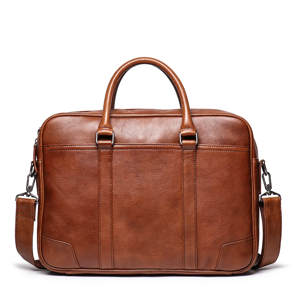 Men's Real 100% Genuine Leather Handbag Female Briefcase Large Capacity Computer bag shoulder Messenger Laptop bag 15 15.6 inch Men's Real 100% Genuine Leather Handbag Female Briefcase Large Capacity Computer bag shoulder Messenger Laptop bag 15 15.6 inch