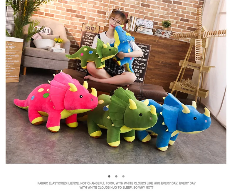 1 шт. 40-100 см Neue Dinosaurier plukch Spielzeug мультяшный тираннозавр Nette Stofftier Puppen feur Kinder Jungen geburtstag