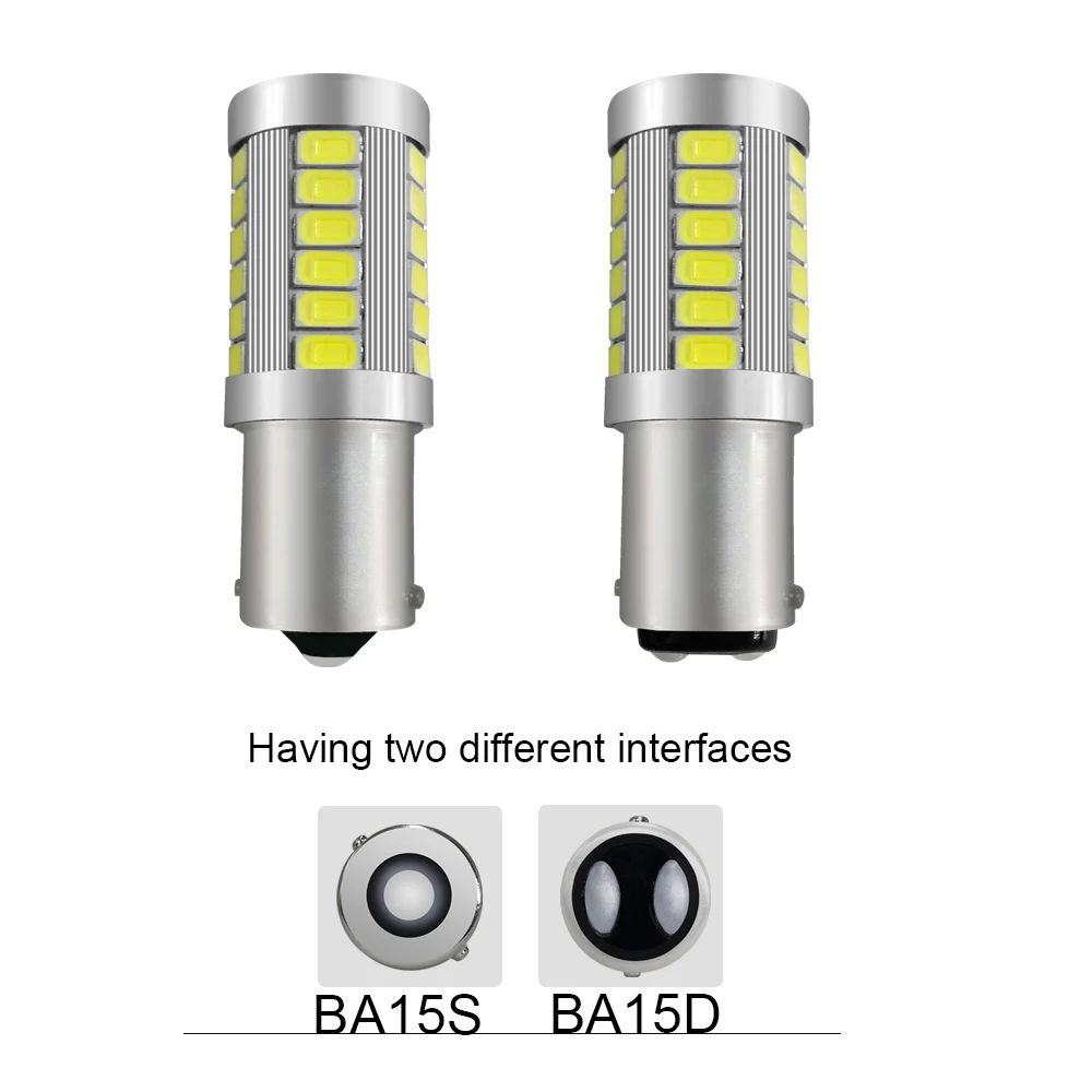 Светодиодные лампы в стоп сигнал 1156 7506 BA15S P21W 5630 5730 LED авто фонарь заднего хода и