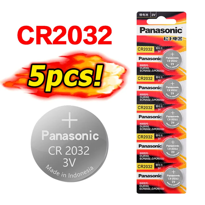 5x CR2032//CR2025 Half-Round Battery Coin Button Cell Socket Holder Case Black RS