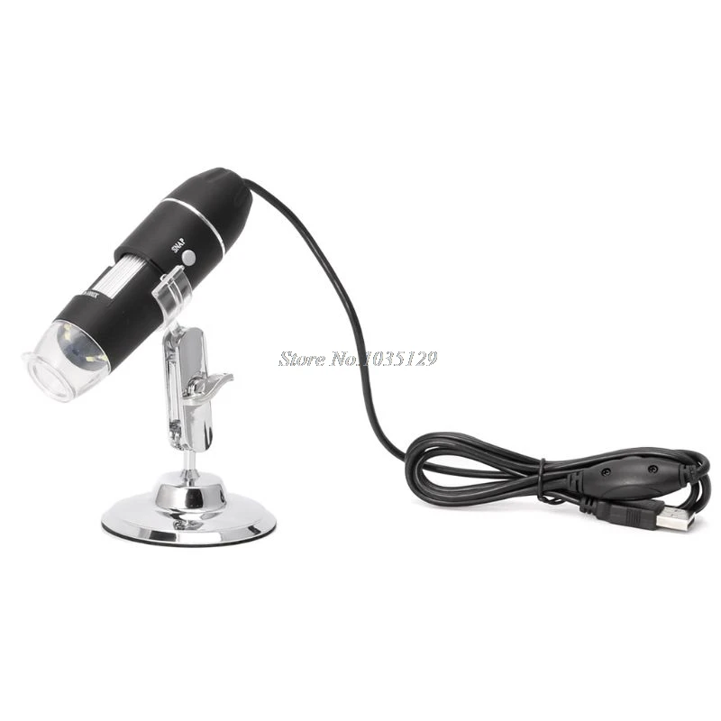 1600X USB Цифровые микроскопы Камера эндоскоп 8LED Лупа с металлической подставкой