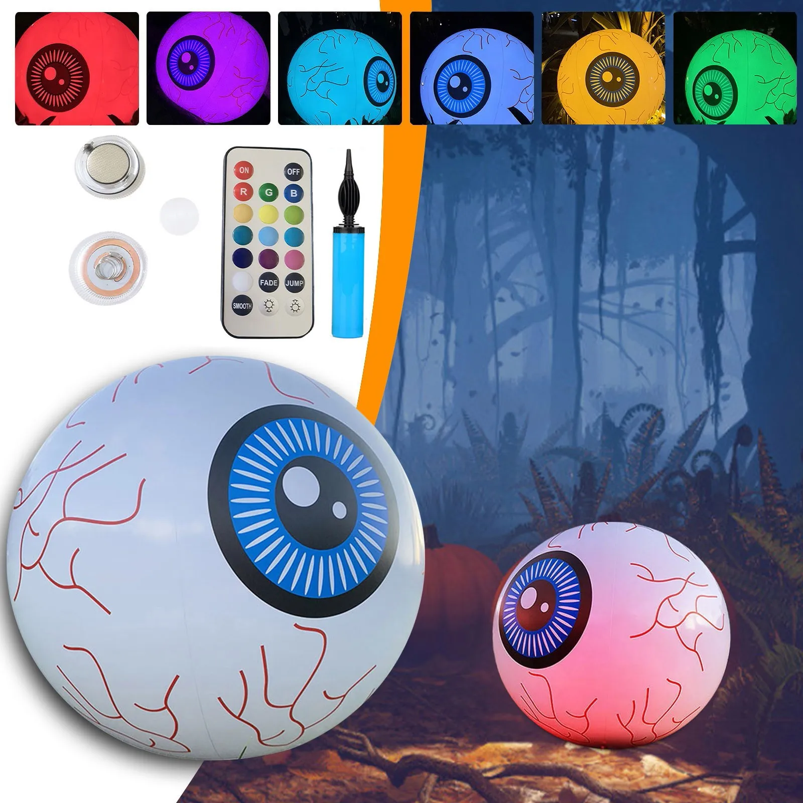 Glow In The Dark Eyeball Poppers Glowing Birthday Party Favors