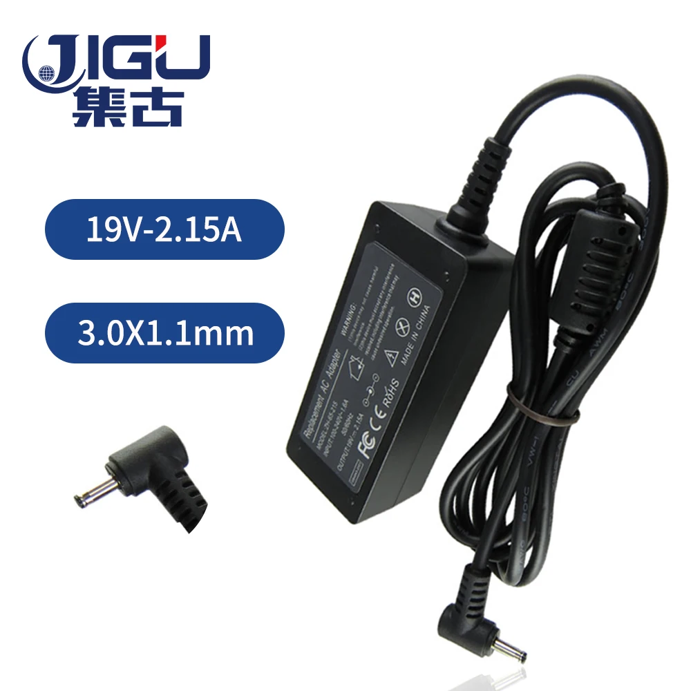 JIGU 19V 2.15A 40W Ноутбук AC адаптер питания зарядное устройство для Samsung NP305U1A NP530U3B