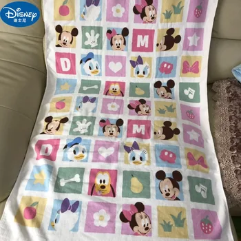 

Disney Cute Mickey Minnie Baby Cotton Beach Towel Soft Water Absorbing Breathable Children Adult Beach Towel Blanket Throw Gift