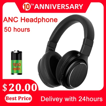 

From Russia Original ANC Bluetooth Headphone Wireless Wireless Headset For Tablet TV Phones Active Noise Cancelling Headphone