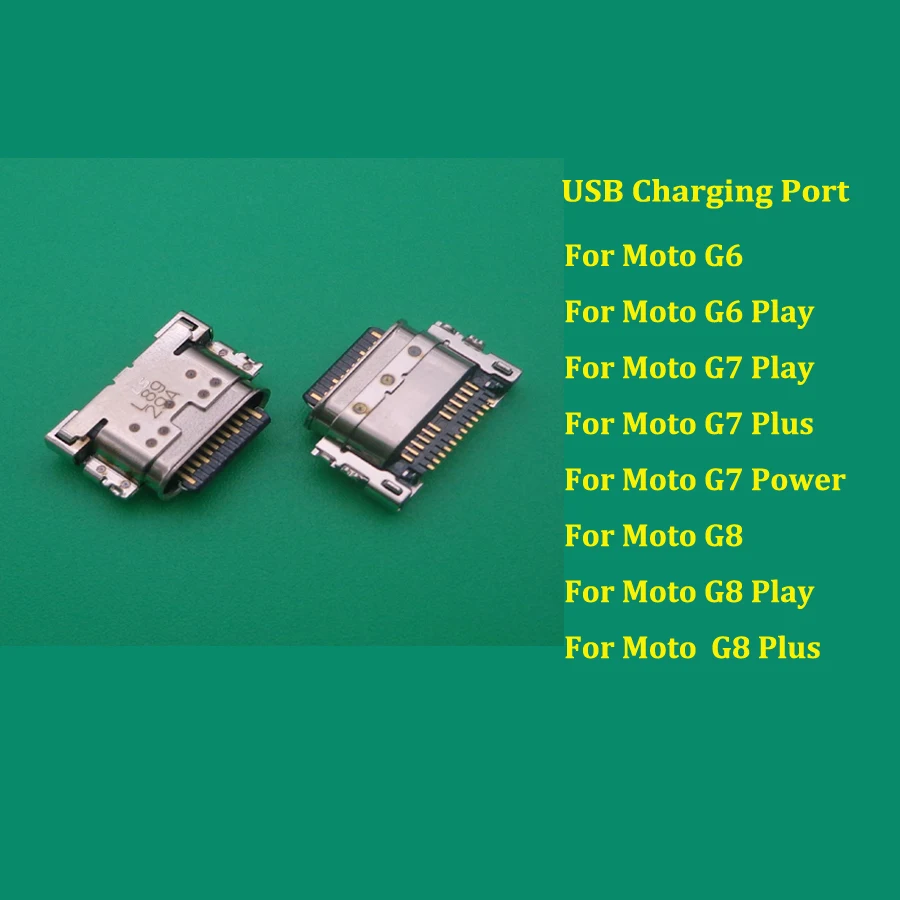 10 шт./лот разъем для USB-порта зарядки док-станция Motorola Moto G5 G5S G6 G7 Plus G8 Power |