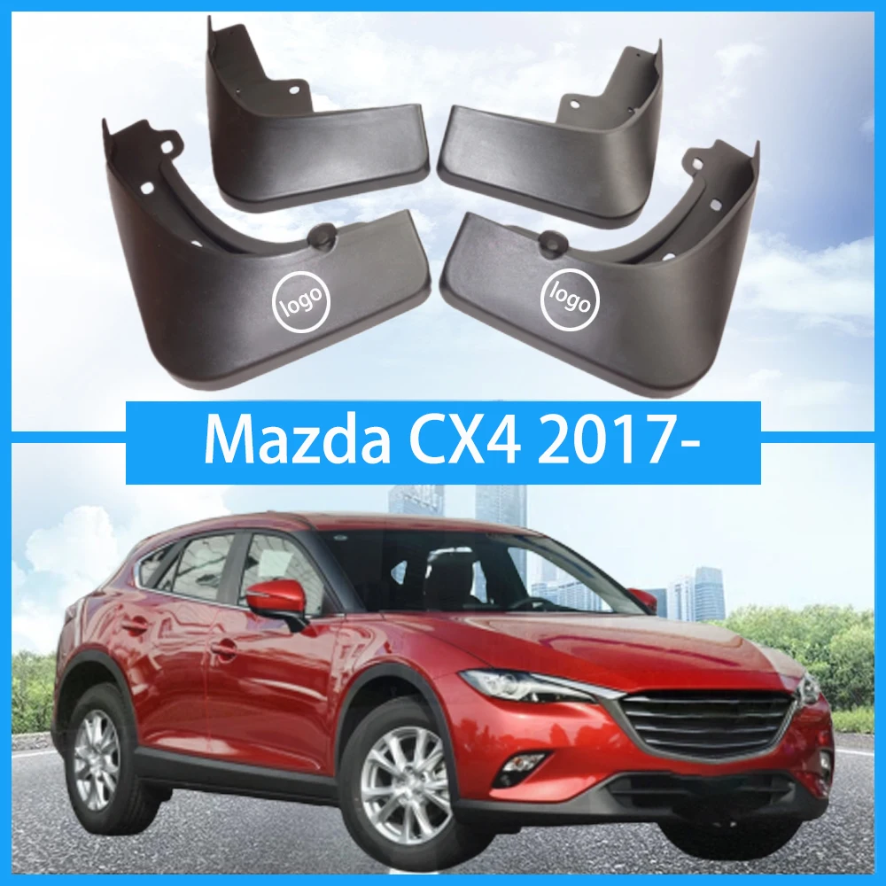 Для Mazda CX4 CX5 CX7 Брызговики CX3 Брызговики CX5 Брызговики CX 7 автомобильные крылья авто аксессуары для автомобиля Стайлинг 2007 - Цвет: CX4 2017-