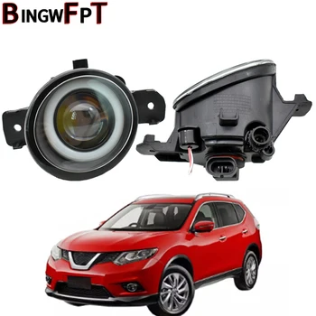 

2pcs LED Angel Eye Fog Light For Nissan X-Trail Xtrail T32 2014 2015 2016 Car H11 Fog Lamp DRL Daytime Running Light