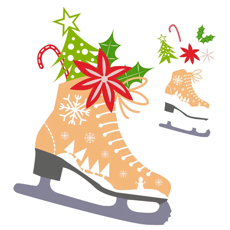 

Eastshape Skate Dies Christmas Tree Metal Cutting Dies Scrapbooking for Card Making DIY Embossing Cuts Craft Letter Dies