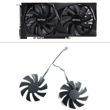 GA92S2U 85 мм 4Pin VGA кулер вентилятор GTX1660 TI GA91S2U для Zotac GTX 1060 1660 6G 1660TI AMP Core Edition графический вентилятор видеокарты