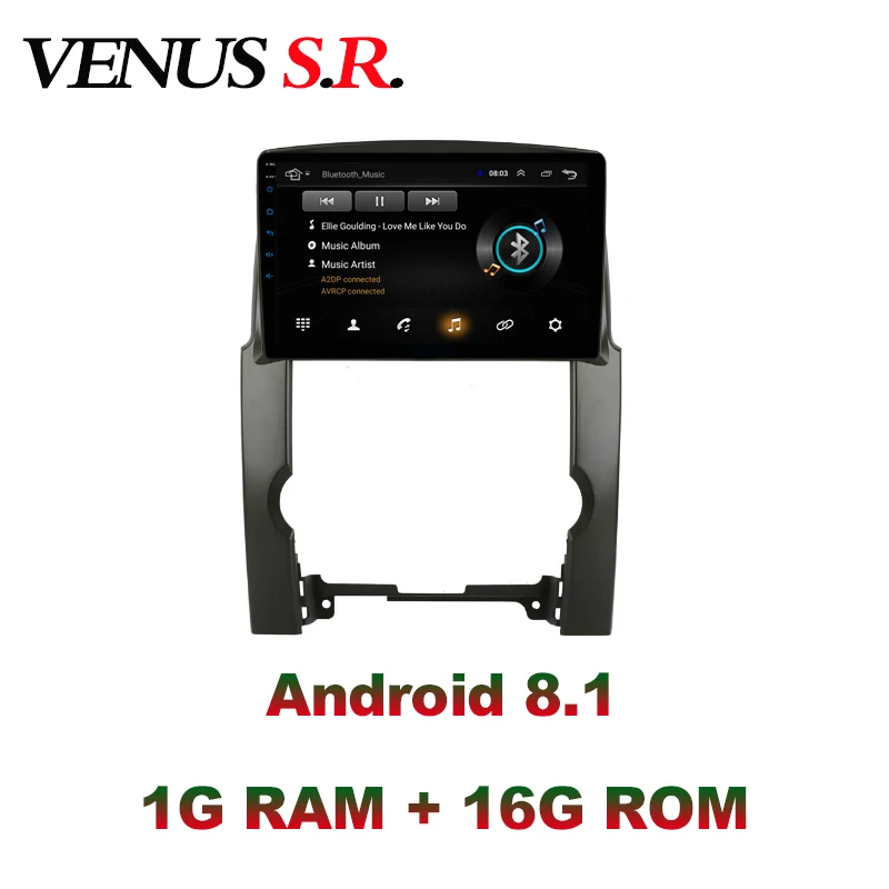 Автомобильный dvd-плеер VenusSR Android 8 1 2.5D для KIA Sorento радио 2009-2012 мультимедийный