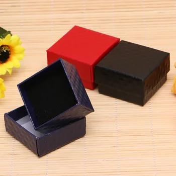 

Paper Cardboard Jewelry Ring Necklace Earring Display Case Storage Box X7JB