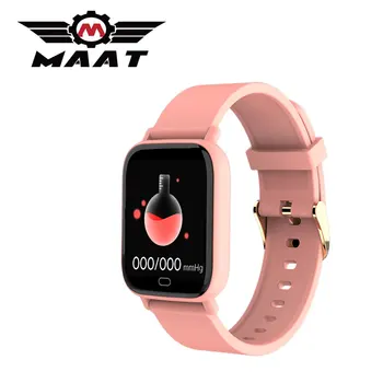 

MAAT Smart Watch Men Sports Tracker Women Heart Rate Fitness Monitor Weather Forecast Smart Watch For Apple Android Phone