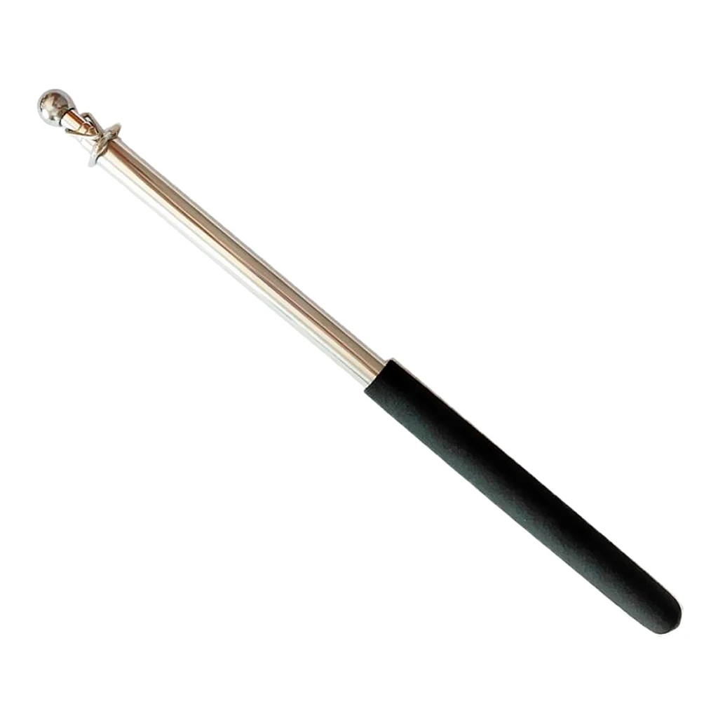 1m Telescopic Stainless Steel Flagpole Extendable Banner Guide Pole Teachers Pointer 5 Colors