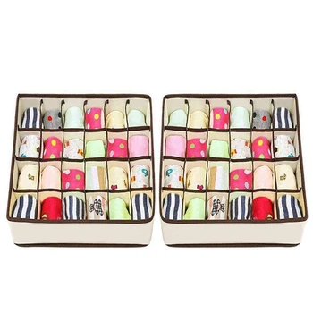 

Multi-size Organizador Bra Underwear Foldable Storage Box Non-woven Closet Organizer Clothes Socks Organizer Storage Box