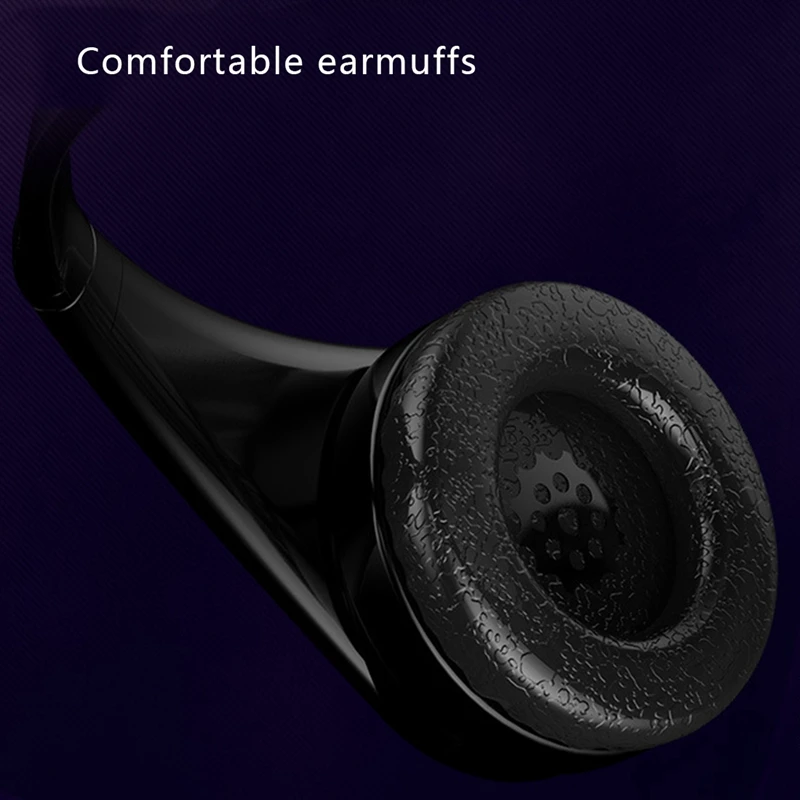 HiFi Wired Voice Headset Foldable Headset Stereo Bass and Microphone for PC Mobile Phone Tablet