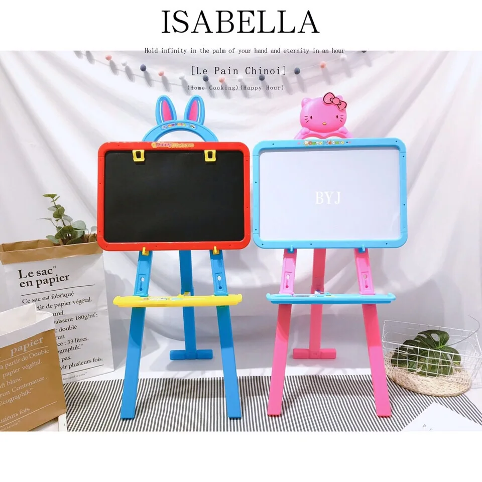 

Tripod Sketchpad Children Tripod Sketchpad Painted Learning Multi Purpose Black And White Double-Sided