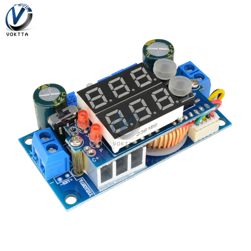 MPPT 5A DC-DC Step Down Power Converter Module Voltage Regulator Power Transformer LED Digital CC/CV Battery Charging