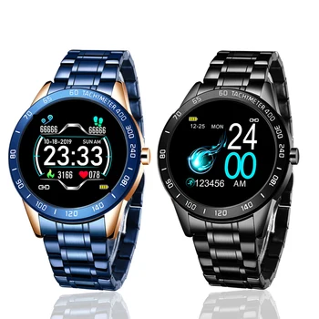 

LIGE 2020 New Smart Watch Men LED Screen Heart Rate Monitor Blood Pressure Fitness tracker Sport Watch waterproof Smartwatch+Box