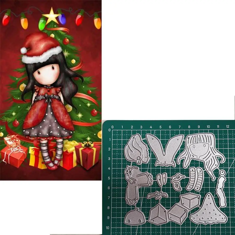 

160 girl Human Figure alinacrafts metal dies cutting for scrapbooking christams decoration doll girl dies card making paper