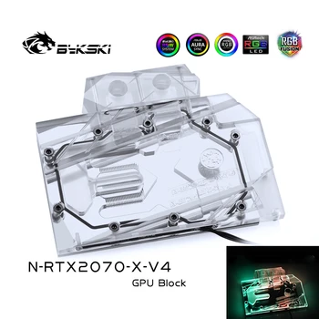 

Bykski GPU Water Block For NVIDIA RTX2070 Founders Edition Graphics Card MOBO AURA SYNC 12V/5V N-RTX2070-X-V4