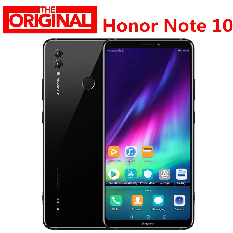 

Stock New Honor Note 10 Kirin 970 Octa core Mobile Phone 6.9" 2220X1080 8GB RAM 128GB ROM 24.0MP NFC Fingerprint 5000mAh