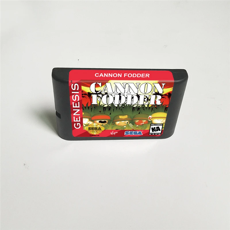 

Cannon Fodder - 16 Bit MD Game Card for Sega Megadrive Genesis Video Game Console Cartridge