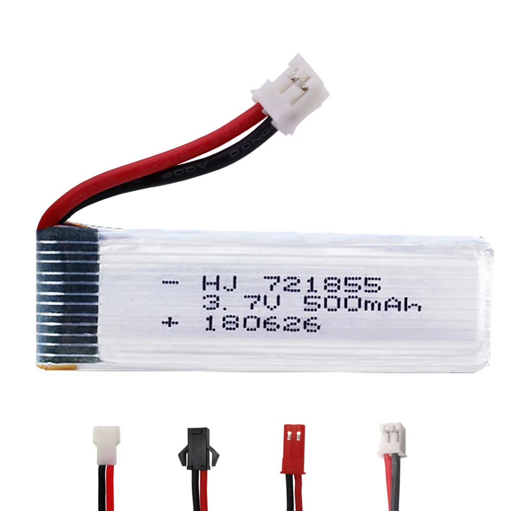 

3.7V 500mah 721855 Lipo Battery for Udi U815A U818A U819A L6052 L6036 V212 V222 H07 for H37 V929 V959 V930 V966 V977 X20 battery