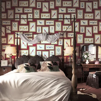 

PVC Waterproof 3D Art Flower Bird Frame Picture Photo Wallpaper Living Room Bedroom Clothing Store Office Walls