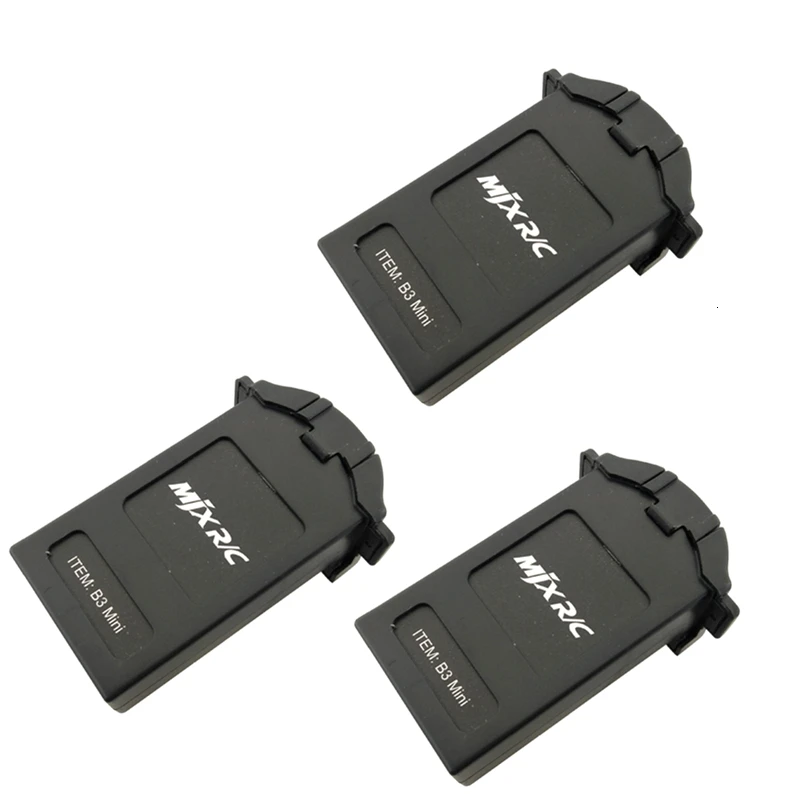 7,4 V 850mAh Lipo аккумулятор для MJX B3 Mini Bugs 3 Mini бесщеточный RC Квадрокоптер запасные части 7,4 v перезаряжаемый аккумулятор - Цвет: 3PCS