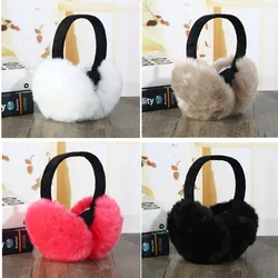 Folding Fashion Winter Earmuff Children Imitation Rabbit Fur Ear Warmer Warm Earmuffs